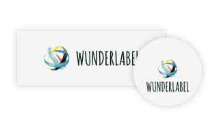 オリジナルロゴ カスタマイズステッカー Wunderlabel